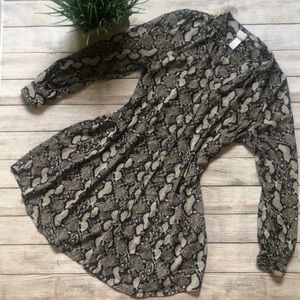 H&M Snakeskin Tunic Top Dress 12  *FINAL PRICE*
